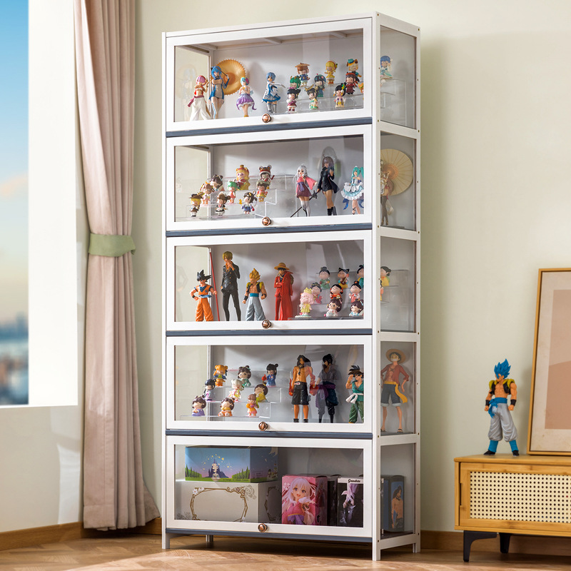 Storage & Organization - Lemari pajangan blok bangunan figurin akrilik