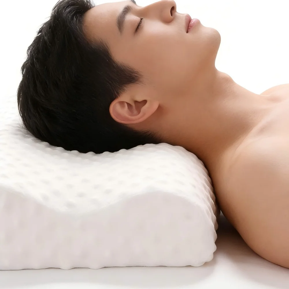 Memory Foam Orthopedic Pillow Neck Pain - Bantal Tidur Samping Busa Memori yang