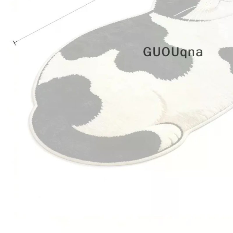 Quick Dry Diatomite Bath Mat - Keset Kamar Mandi Berbentuk Kucing, Terbuat
