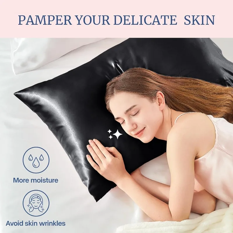 Satin Silk Pillowcase Hair Skin - Sarung Bantal Satin Berbagai Ukuran untuk