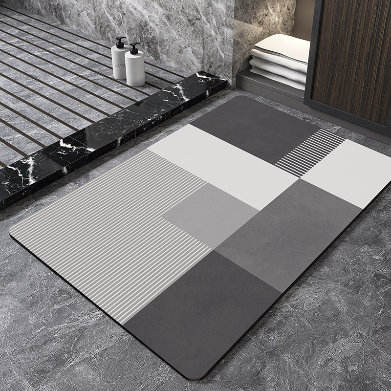 Keset kamar mandi Diatomite ge - Quick Dry Diatomite Bath Mat ulasan dan harga