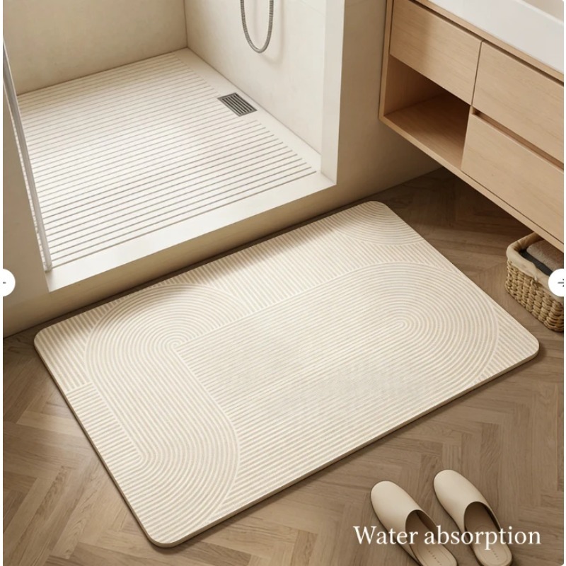 Keset Kamar Mandi Diatomite Su - Quick Dry Diatomite Bath Mat ulasan dan harga
