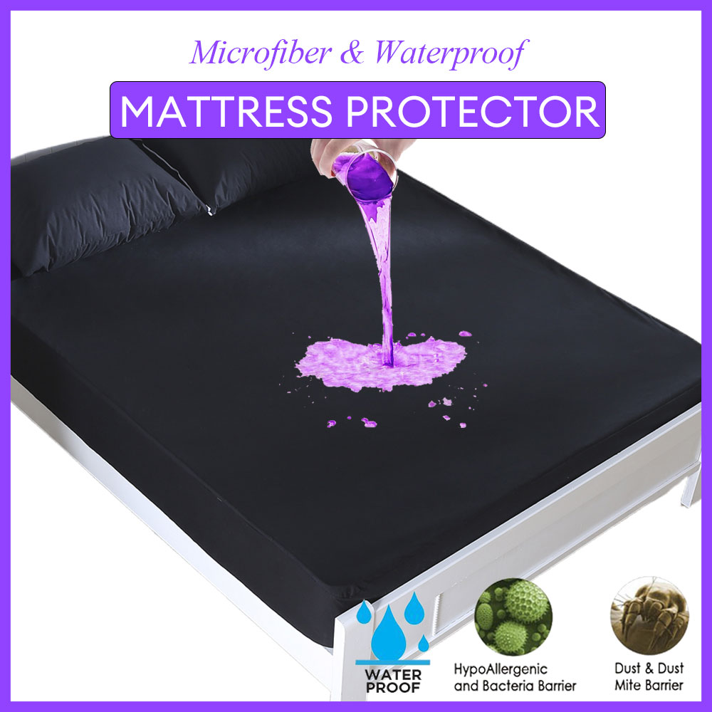 Sarung kasur anti air pelindun - Waterproof Mattress Protector Breathable ulasan dan harga