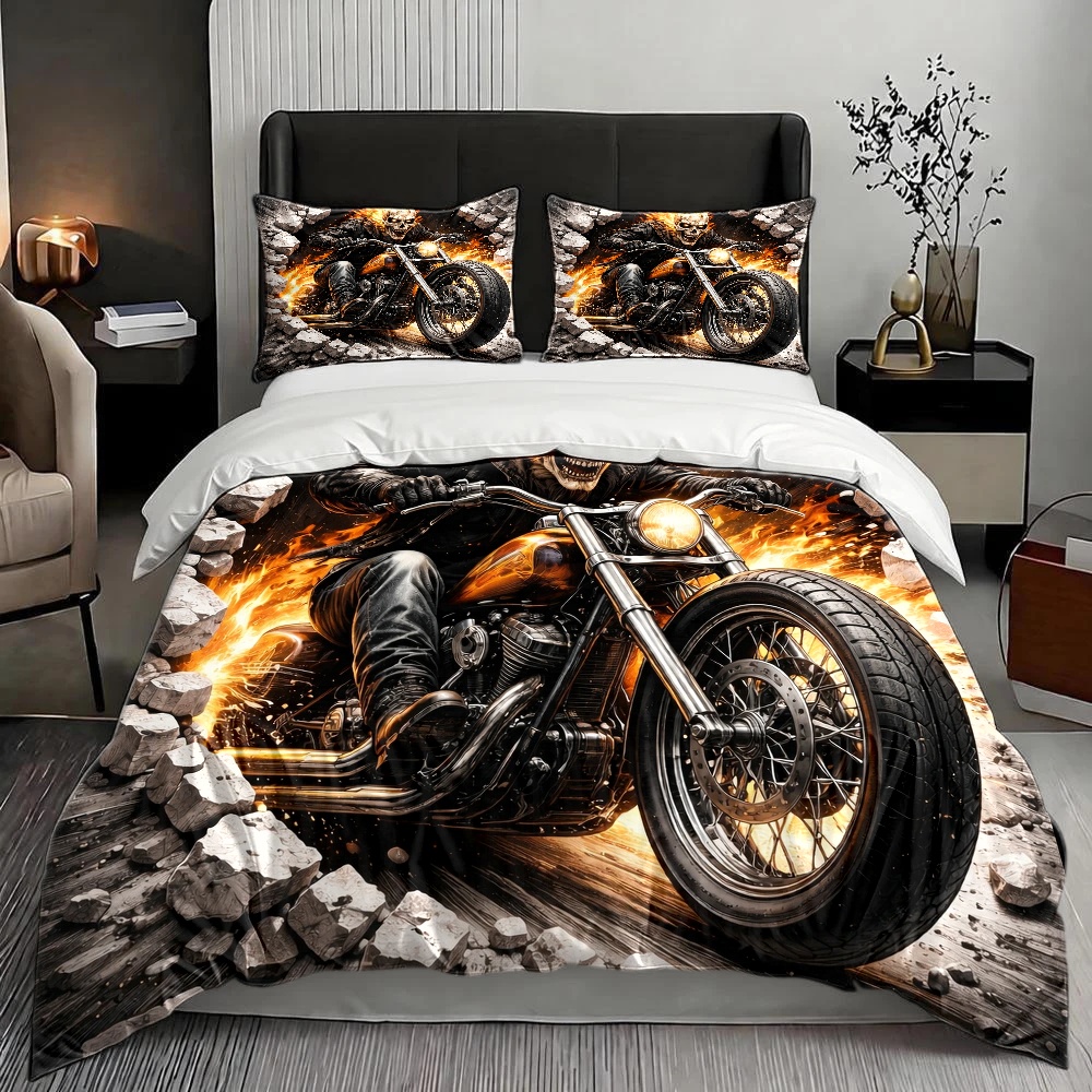 Set Selimut Sepeda Motor Ghost - Duvet Cover Sets With Zipper ulasan dan harga