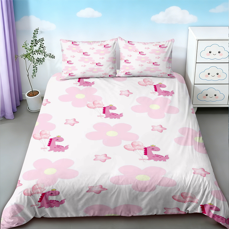 Selimut Motif Dinosaurus Lucu  - Bedding ulasan dan harga