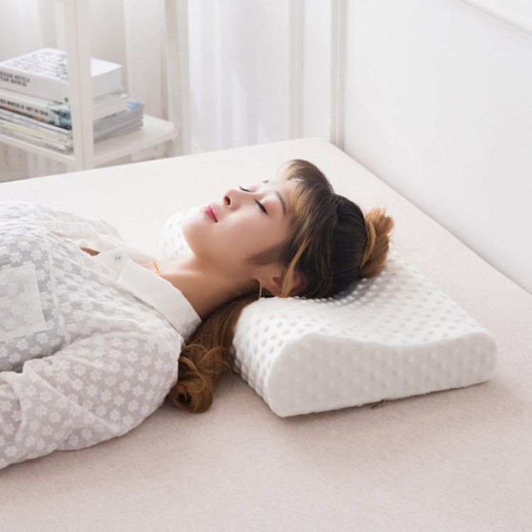 Bantal Tidur Samping Busa Memo - Memory Foam Orthopedic Pillow Neck Pain ulasan dan harga