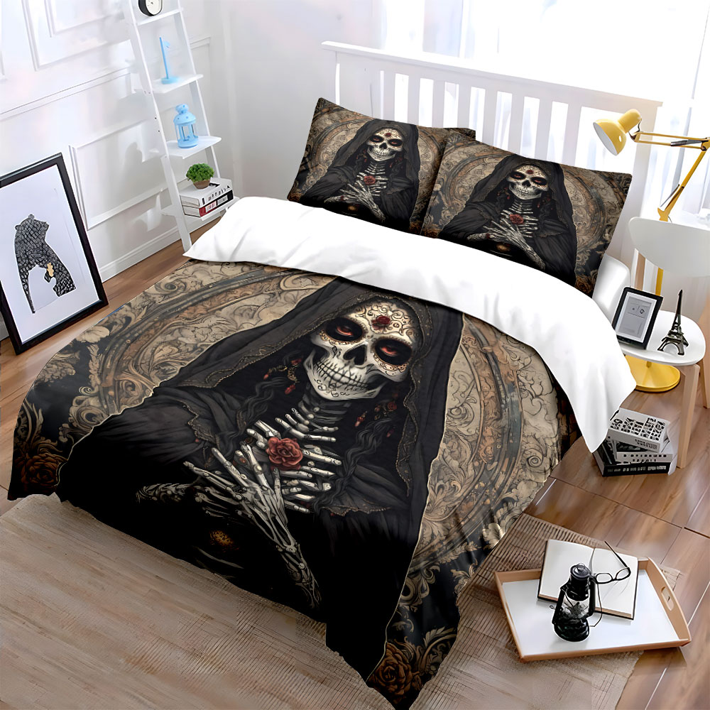 Set Penutup Selimut Pola Dark  - Duvet Cover Sets With Zipper ulasan dan harga