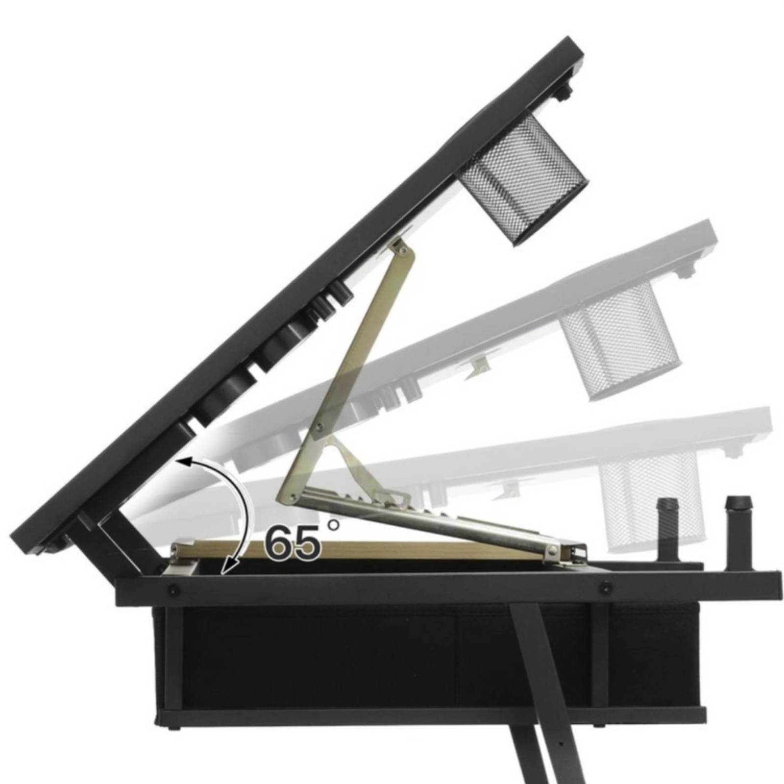 Meja Drafting Serbaguna dengan - Storage & Organization ulasan dan harga